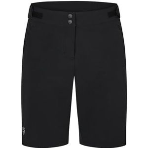 Ziener Dames Nilsa outdoorshorts/fiets/wandelbroek - ademend, sneldrogend, elastisch, zwart, 34