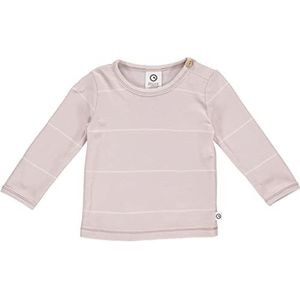 Müsli by Green Cotton T-shirt voor babymeisjes, gestreept Rib L/S, Rose Maan, 86 cm