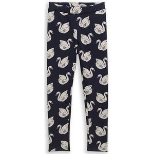 TOM TAILOR Legging voor meisjes, voor, 39030 - Dark Blue Swan Print, 92-98