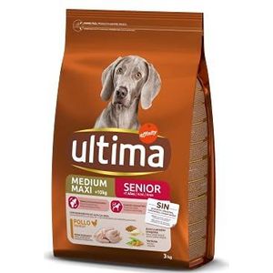 Ultima Medium Maxi Senior Hondenvoer met kip - 3000g