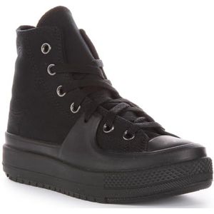 Converse Chuck Taylor All Star Construct Mono Leather Sneakers voor heren, zwart, 37.5 EU