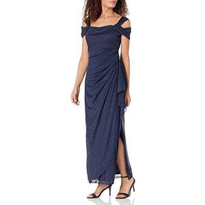 Alex Evenings Jurk voor speciale gelegenheden voor dames, Dark Navy Glitter, 42