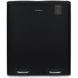 Inbouwprullenbak - Zwart - Roestvrijstaal - 60 Liter