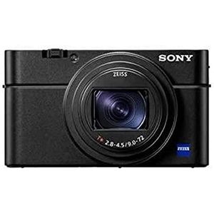 Sony Rx100 Vii Premium Compacte Digitale Camera (24-200Mm, F2.8-4.5 Zeiss Lens, Kantelbaar Lcd-Scherm, 4K Hdr, 1,0 Inch Sensor, Real-Time Tracking, Af Met Oogherkenning) (Dsc-Rx100M7), Zwart