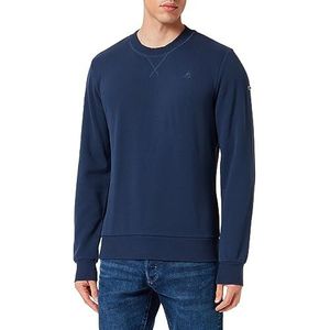 TILDEN Heren oversized sweatshirt met ronde hals 37731125, donkermarine, L, donkermarine, L Grote maten