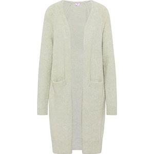 LIBBI Dames gebreide jas 12419586-LI01, mint melange, M/L, Mint melange, M/L