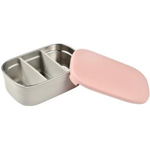 Beaba - Broodtrommel - Brooddoos - Lunchbox - RVS - Siliconen - Roze