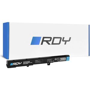 RDY Laptop batterij A41N1308 A31N1319 A31LJ91 CKSE14122 Notebook accu voor Asus X551 X551C X551CA X551M X551MA X551MAV R512 R512C F551 F551C F551CA R509 F551M X451 (Capaciteit: 2000 mAh 14.8V)