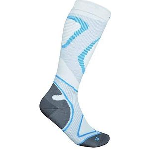 Bauerfeind - Run Performance - Compressiekousen - Wit - Hoogelastisch