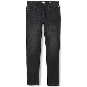 Replay Luzien Powerstretch Denim Skinny fit Jeans voor dames, 099 Black Delavè, 31W x 30L