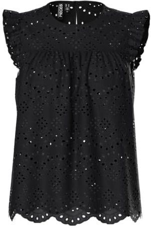 Pieces - Vilde - Blousetop - Effen - Katoen - Loose Fit