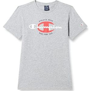 Champion Legacy Graphic Shop C S/S T-shirt, lichtgrijs gemêleerd, 3-4 jaar kinderen en jongens