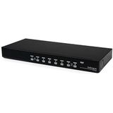 StarTech.com 8-poort 1U-Rack USB KVM-switch met OSD