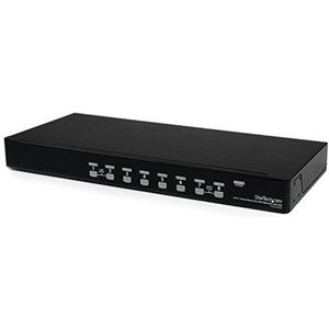 StarTech.com 8-poort 1U-Rack USB KVM-switch met OSD