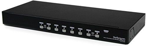 StarTech.com 8-poort 1U-Rack USB KVM-switch met OSD