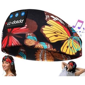 LC-dolida Slaaphoofdtelefoon, bluetooth, draadloze sport-hoofdtelefoon, hoofdband, 15+ uur lange speeltijd, lichte slaaphoofdband met hifi-stereo, ergonomische tech gadgets