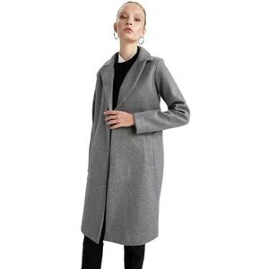 DeFacto regenjas voor dames - DeFacto winterjas voor dames (grijs, S), grijs, S