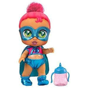 Super Cute - Poppen voor meisjes, super schattige pop, interactieve superheldenschaal met magische fles en accessoires voor poppen, meisjes, 3 jaar, pasgeborenen, jongens en meisjes.