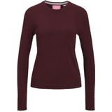 JACK & JONES Jxcara Comfy Crew Neck Knit Noos, Cabernet, M