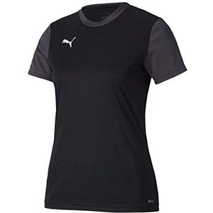 PUMA Damen, teamGOAL 23 Sideline Tee W T-shirt, Black-Asphalt, M