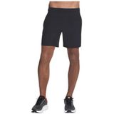 SKECHERS Sportbroek 'PREMIER 7'  donkergrijs / zwart