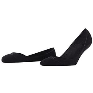 FALKE Dames Liner sokken Step Medium Cut Box W IN Katoen Onzichtbar eenkleurig 1 Paar, Zwart (Black 3000) nieuw - milieuvriendelijk, 41-42