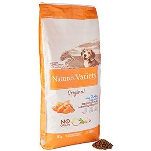Nature's Variety Original No Grain hondenvoer junior in alle maten, graanvrij, met zalm zonder doornen, 12 kg