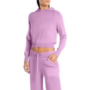 Replay Damestrui met capuchon, 666 Almond Pink, XS