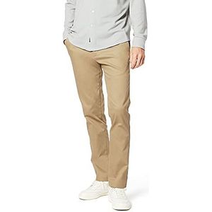 Dockers Mannen Slim Fit Signature Khaki Lux Katoen Stretch Broek