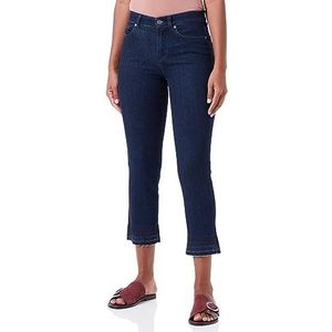 7 For All Mankind The Straight Crop Soho Classic met Released Hem, Donkerblauw