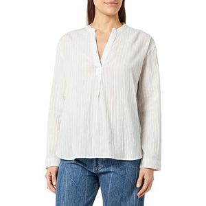 DreiMaster Vintage Dames blouseshirt 31227389, lichtblauwe strepen, M, Lichtblauwe strepen, M