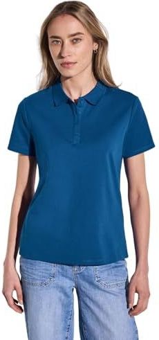 T-shirt - Polokraag - Katoenmix - Korte Mouwen - Soepele Pasvorm