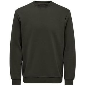 ONLY & SONS Onsconnor Reg Crew Neck Sweat Noos Sweatshirt voor heren, roze., XL