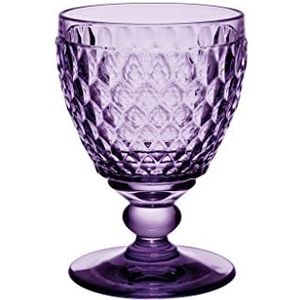 Villeroy & Boch – Boston Lavender witte wijnglas, kristalglas gekleurd paars, inhoud 125ml