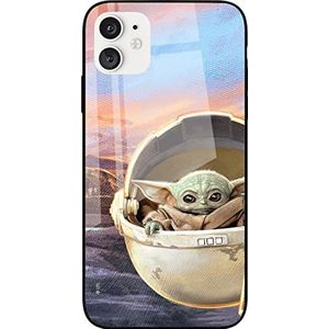 ERT GROUP mobiel telefoonhoesje voor Apple Iphone 6/6S origineel en officieel erkend Star Wars patroon Baby Yoda 005 gemaakt van gehard glas, beschermhoes