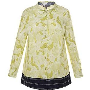 Ulla Popken Dameshemdblouse met bloemenprint en gestreepte blouse