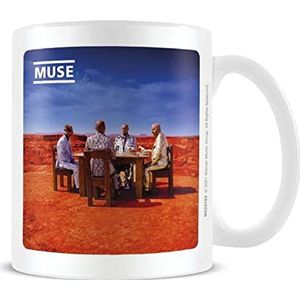 Muse mok in presentatie geschenkdoos (zwarte gaten en openbaringen ontwerp) 11oz keramische mok - officiële koopwaar