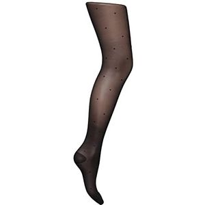 DIM Dames Panty Perfect Containment Fantasy (Plumetis), Zwart, S