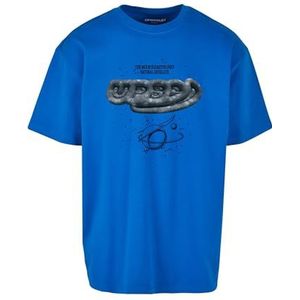 Mister Tee Uniseks T-shirt NASA Moon oversized T-shirt, T-shirt met opdruk, oversized fit, streetwear, cobalt blue, 4XL