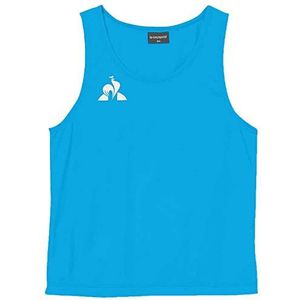 Le coq Sportif Training Chasuble T-shirt voor kinderen, neonblauw, 10 A