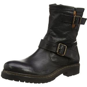 SELECTED FEMME Sfbetty biker boots voor dames, zwart, 39 EU