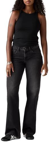 Levi's - A5566-0027 - Jeans - Zwart - Laag Los - Casual - Katoen - Denim