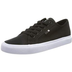 DC Shoes Heren Manual Sneakers, zwart, wit, 46 EU
