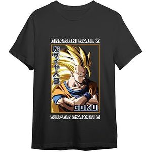 Comic Studio Goku Super Sayan 3 Dragon Ball Z T-shirt | officieel gelicentieerd artikel | unisex | zwart | XXL T-shirt
