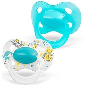 Medela Originele babyfopspeen – voor baby's van 6 tot 18 maanden – 2 Stuks (1 pak),turquoise