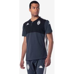 Kappa - AS Monaco Angat 8 - Poloshirt - Rood-Wit - Seizoen 2024/25