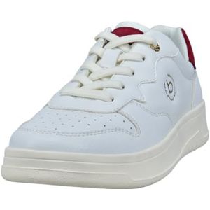 bugatti - Sneakers Laag - Goud/Cranberry/Wit