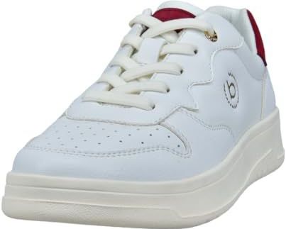 bugatti - Sneakers Laag - Goud/Cranberry/Wit