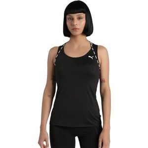PUMA - Slimfit Tanktop - Zwart - Single Jersey - Racerback