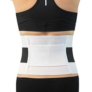 Hydas Rugsteunbandage extra sterke riem voor een gezonde rug en correcte houding, bandage bij rugpijn en spierzwakte (extra sterke steunkracht), eenheidsmaat